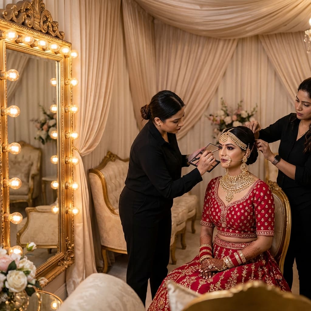 Bride & Groom Makeup